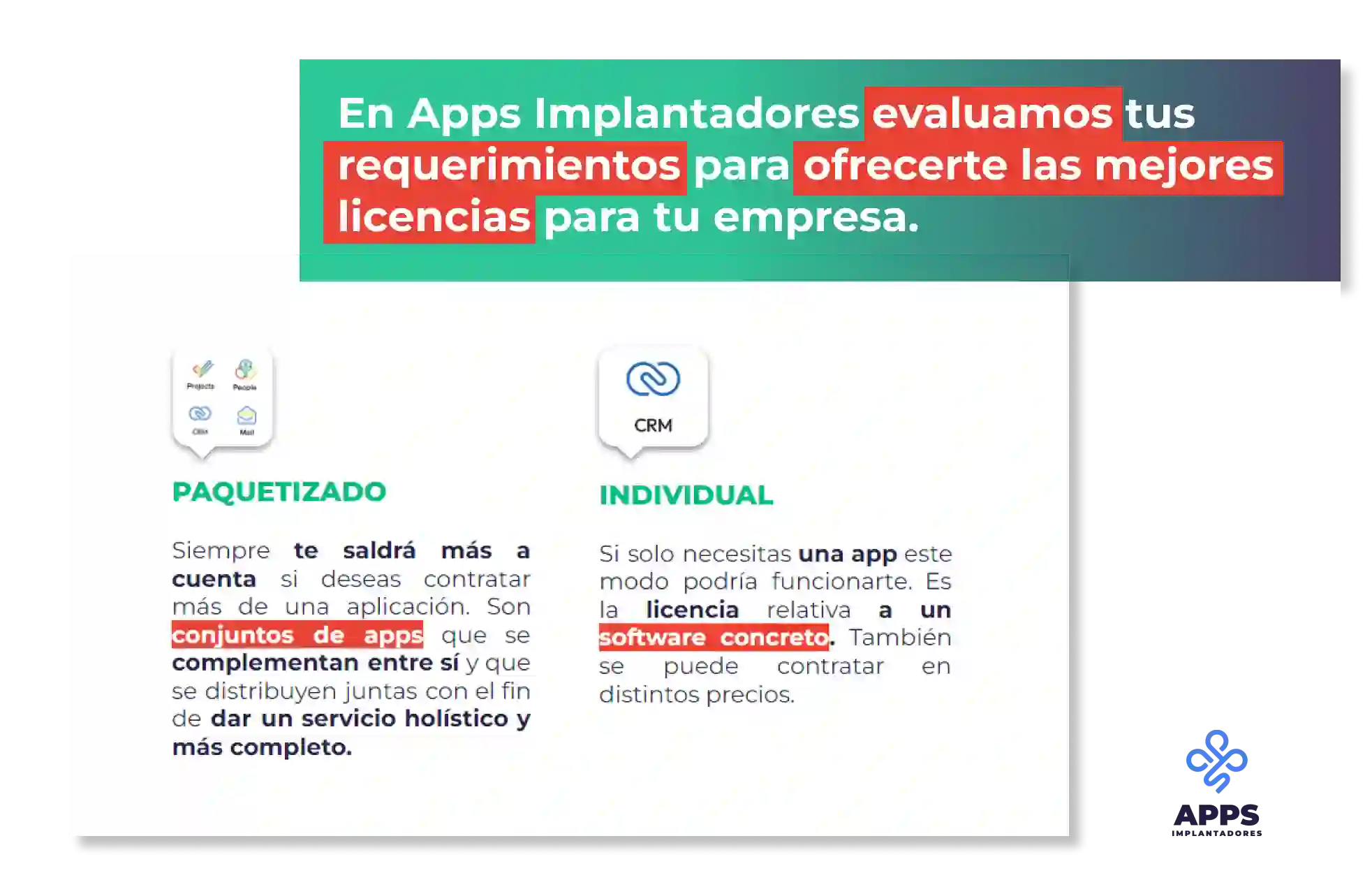 Desde Apps Implantadores te ayudamos con las mejores opciones de Licencias Zoho