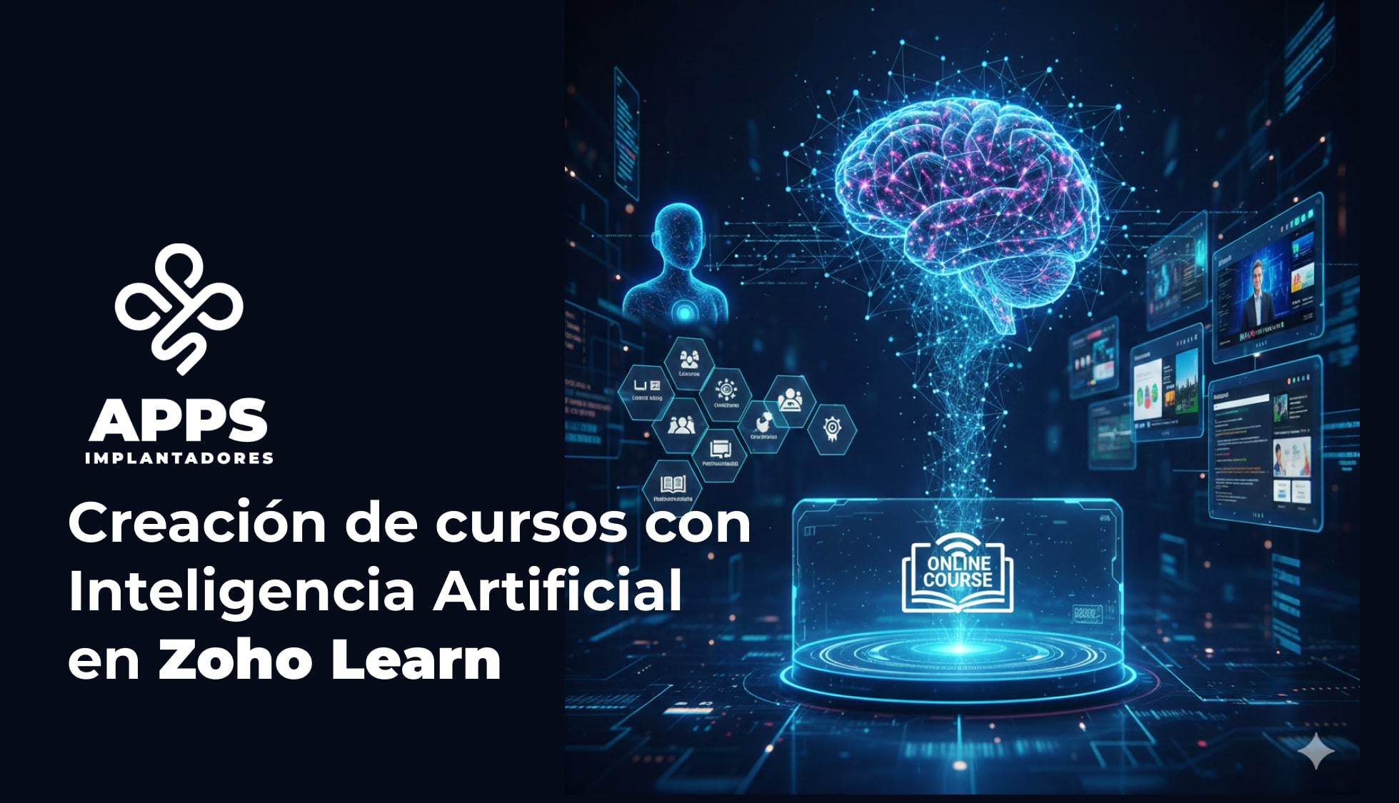 Creación de cursos con Inteligencia Artificial en Zoho Learn blog