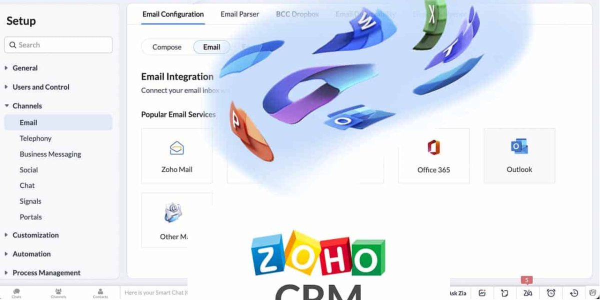 Autenticación de Office 365 y Microsoft Outlook para CRM y Zoho
