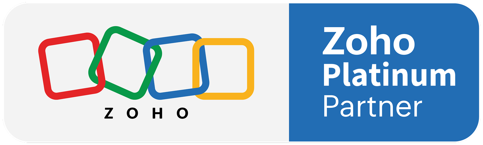 zoho platinum partner rectangular